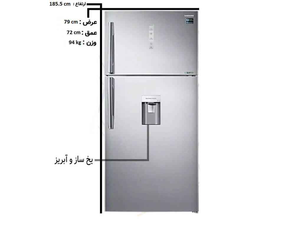 یخچال فریزر سامسونگ 30 فوت مدل RT53